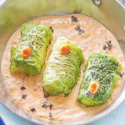 Голубцы с крабом в Черетто море по цене 1170 ₽