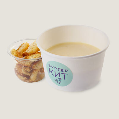 Сырный крем суп в БургерКит по цене 270 ₽