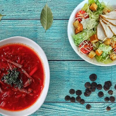 Лёгкий домашний обед в Вкусная усадьба по цене 560 ₽