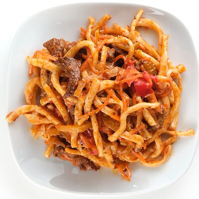 Жареный лагман в Три жены по цене 175