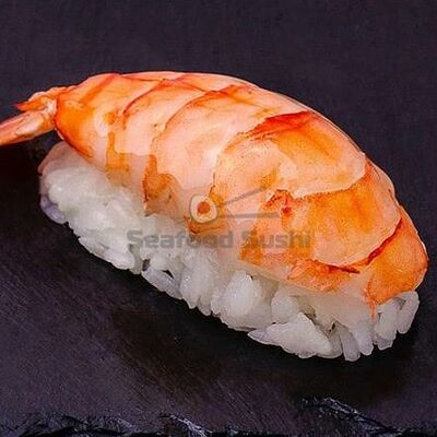 Суши с отборной тигровой креветкой в Seafood Sushi по цене 144 ₽