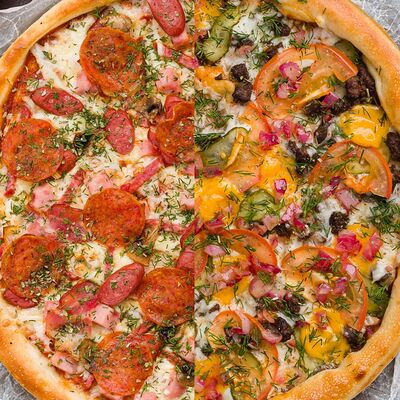 Пицца Мясная-Антибургер в Рыба закусывала по цене 889 ₽