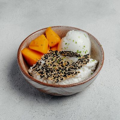 Рисовый пудинг с хурмой ,микро мочи в She по цене 650 ₽