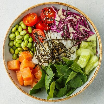 Поке с лососем в Кэрри по цене 505