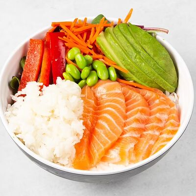  Поке с лососем и авокадо deluxe в YAMAKASI DZEN SUSHI по цене 1299 ₽
