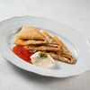 Блинчики с красной икрой и сливочным маслом в Villa Pasta по цене 950