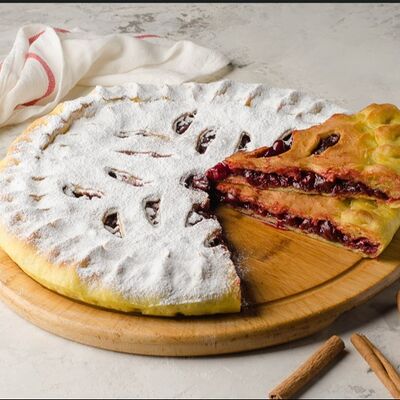 Пирог вишневый 1 кусочек в Пан Картофан по цене 250 ₽