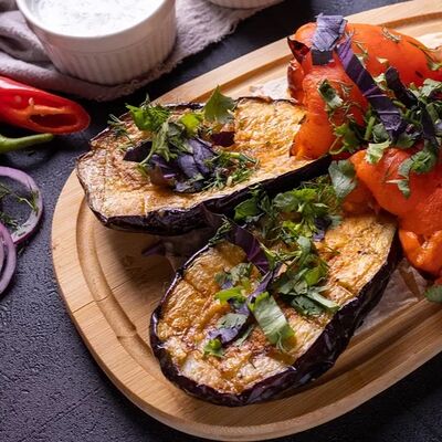 Баклажан на мангалев Гранд Терраса по цене 160 ₽