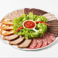 Мясная нарезка домашняя с бастурмой в Ресторан Татев