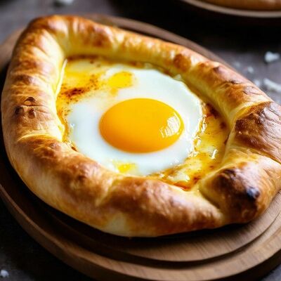 Хачапури по-аджарски в Уголок вкуса №1 по цене 550 ₽