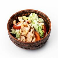 Цезарь с румяной курочкой в Хинкали Хо