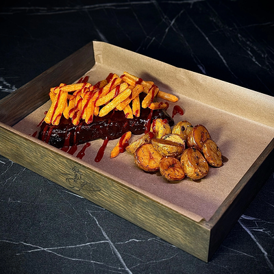 Ребрышки big bbq в Red Rocket Bar по цене 1299 ₽