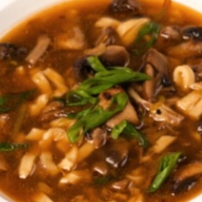 Суп с говядиной и шампиньонами в Время Ч по цене 450 ₽