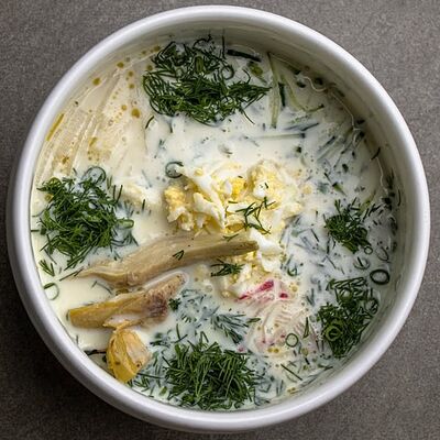 Окрошка с артишоком и дайконом в 321 Club by Novikov по цене 650