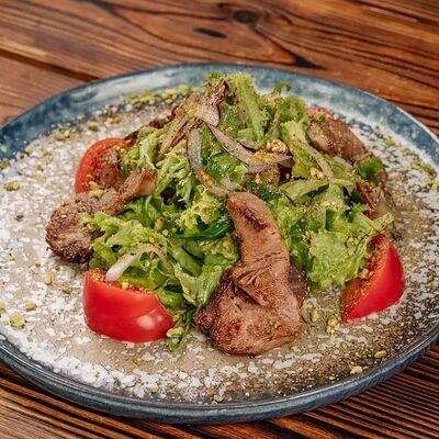 Салат с бараньими язычками и ореховым соусом в Arnamal по цене 1120 ₽