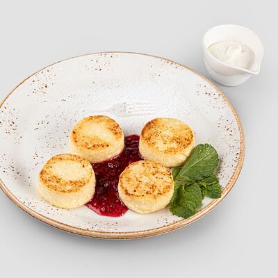 Сырники со сметаной в УЗБЕЧКА N1 по цене 2786 ₸