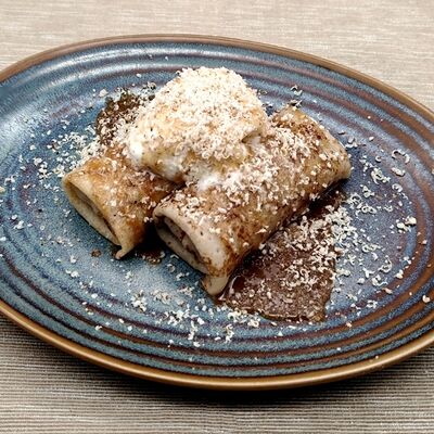 Блинчики Яблочный штрудель в Кафе-пекарня Susser по цене 350 ₽