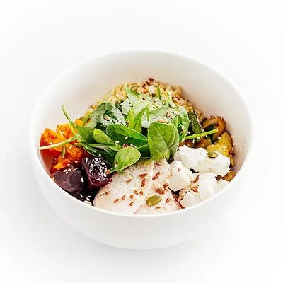 Боул с булгуром и печеными овощами в Cake & Breakfast по цене 590 ₽