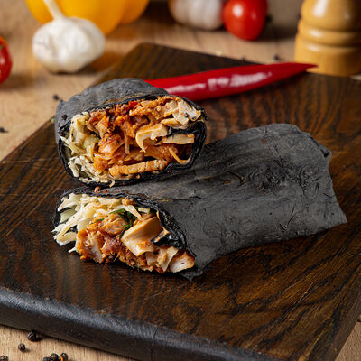 Шаурма Черная грибная в Км-халяль по цене 330 ₽