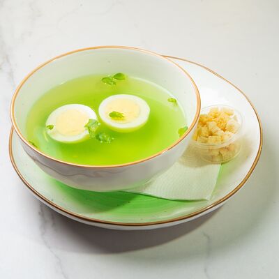 Куриный бульон с яйцом в Акула парк по цене 150 ₽