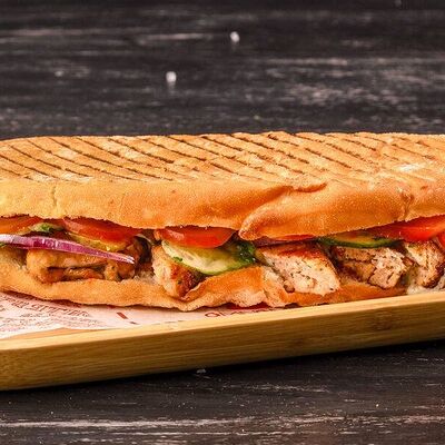 Са.Кс-Донер с курицейв Вкусный домик по цене 400 ₽