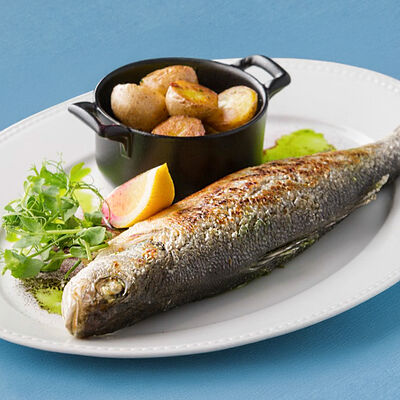 Сибас на гриле целиком в Рыба моей мечты по цене 7120 ₽