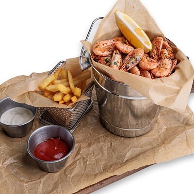 Ведро креветок в PINTA Bar & Grill по цене 16790 ₸