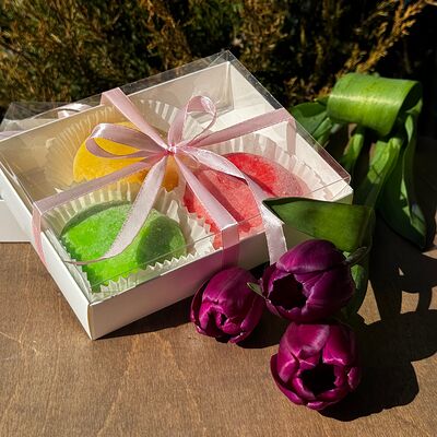 Моти в подарочной упаковкев По кофе по цене 1250 ₽