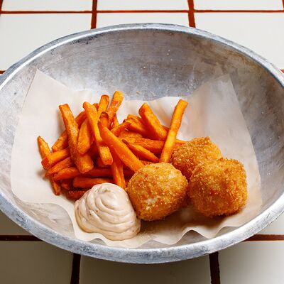 Шарики с крабом по рецепту японского шефа Нобу Матсухисав Rakushka по цене 1050 ₽