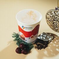 Латте Вишня в шоколаде с Амаретто стандарт в MOSAIC coffee&tea