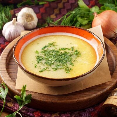 Суп Чихиртма с курицей в КинZa-Dза по цене 410 ₽