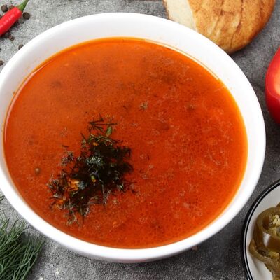 Борщ по-восточному в Алтын Кафе по цене 400 ₽