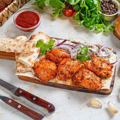 Шашлык из куриного филе в Домашний Вкус по цене 775 ₽