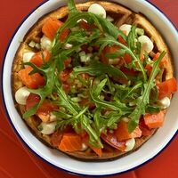 Вафля картофельная с лососем в Smazhenka bistro