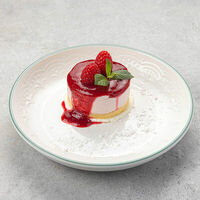 Домашний сырно-творожный мусс с малиной в Peperoni