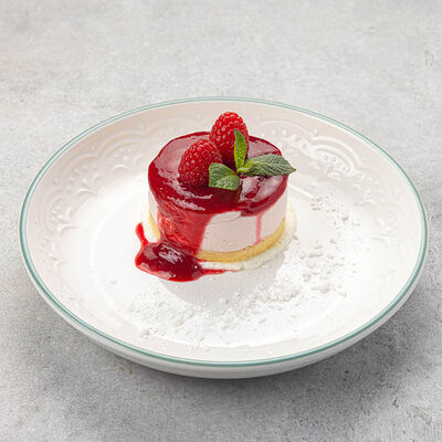 Домашний сырно-творожный мусс с малиной в Peperoni по цене 560 ₽