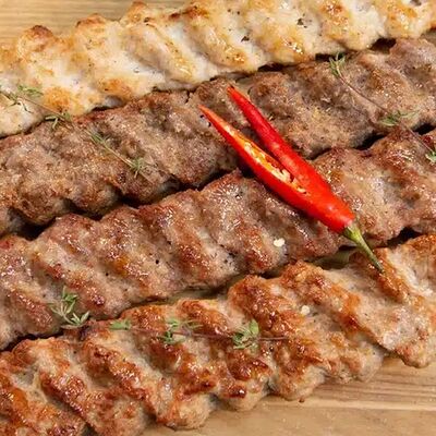 Люля-кебаб ассорти в Вкус огня по цене 2300 ₽