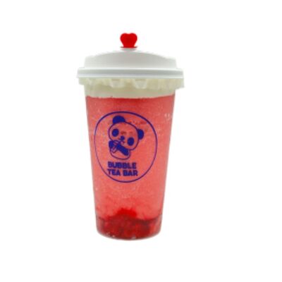 F1 сырная шапка клубника в Bubble tea bar по цене 449 ₽