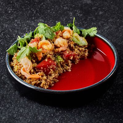 Калифорнийский с киноа, авокадо и креветками в Frank by Баста по цене 870 ₽