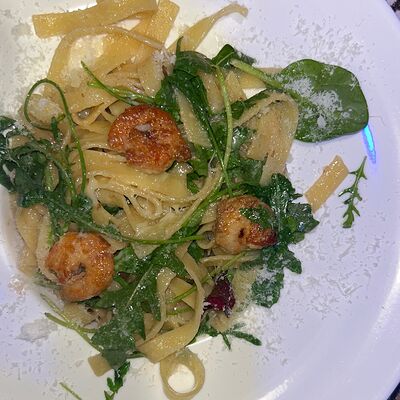 Паста с креветками в Кафе Бар по цене 530 ₽