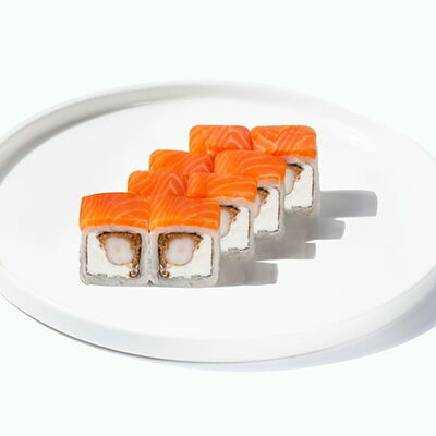 Филадельфия лосось-креветка в ЭкоРолл по цене 750 ₽