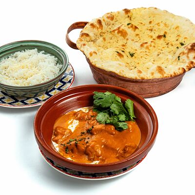 Тикка Масала с цыплёнком и рисом в Maroon по цене 2100 ₽