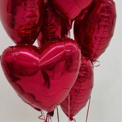 Шары фольгированные Сердце в Yam Flowers по цене 3190 ₽