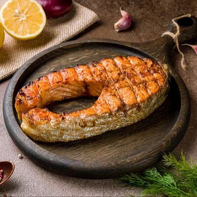 Шашлык из семги на мангале в Глав Grill по цене 1910 ₽