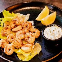 Жареные креветки в Swede