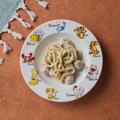 Сливочная лапша с куриными фрикаделькамив Куркума по цене 430 ₽