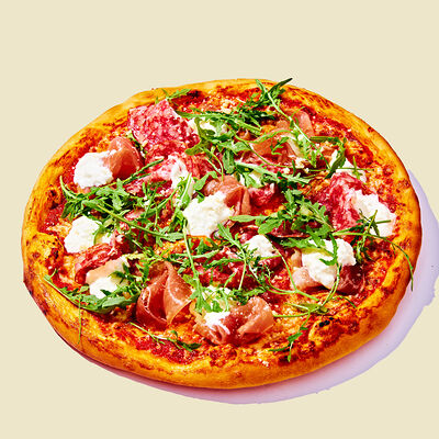 Пицца круг Салями страчателла 25см А в Римляне по цене 990 ₽