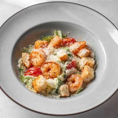 Цезарь с тигровыми креветками в BEERMAN&Schlitz по цене 890 ₽