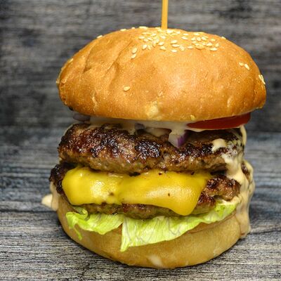 Бургер Самый Самолет в Ангар burger & fun по цене 375 ₽