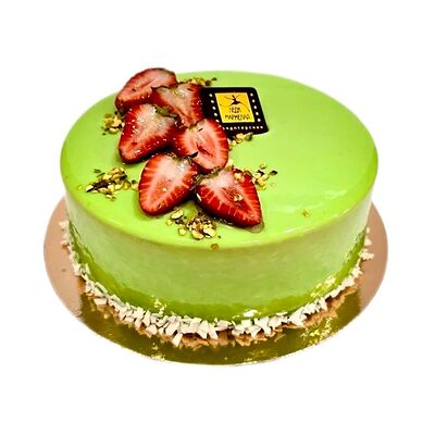 Торт Клубнично-фисташковый в Леди Мармелад по цене 2790 ₽